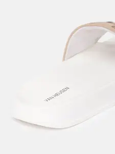 Van Heusen Woman Basket Weave Textured Sliders