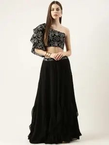 Ethnovog Printed Ready to Wear Lehenga