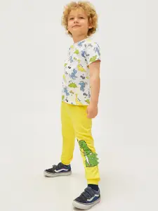 Koton Infant Boys Printed Pure Cotton Joggers