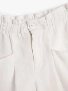 Koton Mid-Rise Regular Fit Linen Shorts