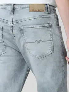 Mufti Men Straight Fit Heavy Fade Stretchable Jeans