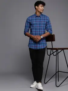 Allen Solly Sport Pure Cotton Custom Checked Casual Shirt