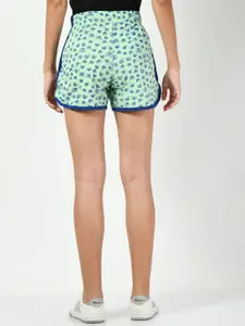 BAESD Pack Of 3 Printed Pure Cotton High-Rise Shorts