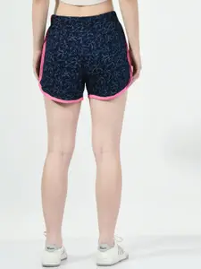 BAESD Women Pack of 2 Printed High-Rise Cotton Shorts