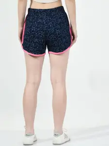 BAESD Pack Of 2 Women Printed High-Rise Pure Cotton Shorts