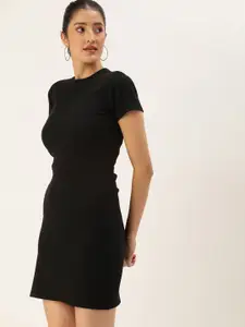 Kook N Keech Solid Bodycon Mini Dress