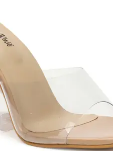 Retro Walk Open Toe Block Heels