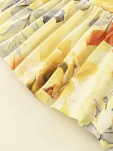 CrayonFlakes Girls Printed Top With Leggings