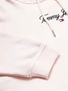 Tommy Hilfiger Hooded Cotton Crop Sweatshirt