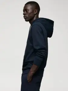 MANGO MAN Pure Cotton Hooded Sweatshirt