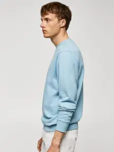 MANGO MAN Pure Cotton Sweatshirt