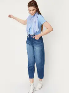 max Printed Scarf With Tasselled