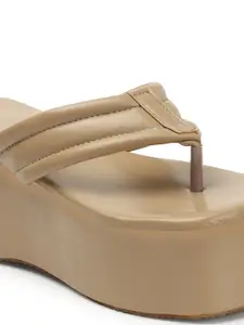 Retro Walk Square Toe Flatform Heels