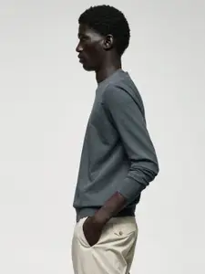 MANGO MAN Solid Pullover