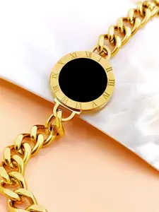 MYKI Gold Plated Stainless Steel Link Bracelet