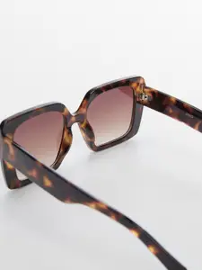 MANGO Women Square Sunglasses with UV Protected Lens 57032507