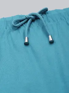 TWIN BIRDS Pack Of 2 Mid-Rise Saree Shapewear 1192_PgdBlu_Rsewd