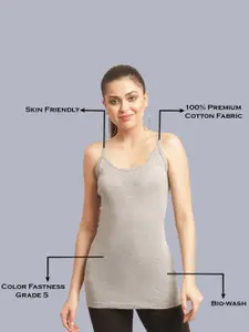 FBAR Pack Of 2 Non-Padded Pure Cotton Bio Wash Camisoles
