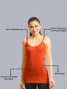 FBAR Pack Of 2 Non-Padded Pure Cotton Bio Wash Camisoles