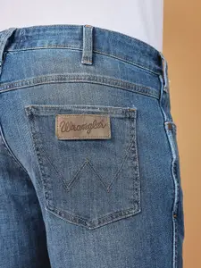 Wrangler Skanders Low-Rise Light Fade Cotton Jeans