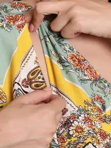 Secret Wish Printed Maternity Kaftan Nightdress