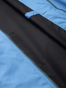 Allen Solly Sport Mock Collar Solid Bomber