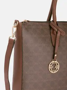 Lavie Monoprint Raily Plus Women Tote Handbag