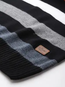 Roadster Men Striped Pullover