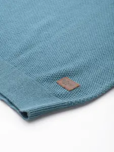 Roadster Men Solid Cotton Pullover