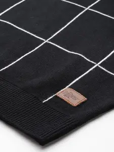 Roadster Men Checked Pullover