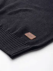 Roadster Men Solid Cotton Pullover