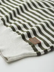 Roadster Men Striped Cotton Pullover