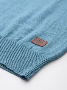 Roadster Men Solid Cotton Pullover