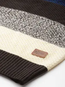 Roadster Men Striped Pullover