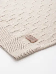 Roadster Men Self Design Acrylic Pullover