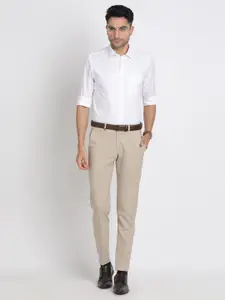 Turtle Modern Spread Collar Slim Fit Cotton Formal Shirt