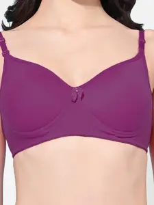 FIMS Pack Of 2 Full Coverage Lightly Padded Everyday Bras With All Day Comfort