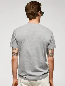 MANGO MAN Pocket Detail Regular Fit T-shirt