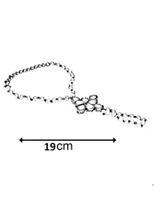 OOMPH Kundan-Studded Ring Bracelet