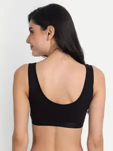 Aimly Non-Padded Non-Wired Seamless Cotton Workout Bra With All Day Comfort