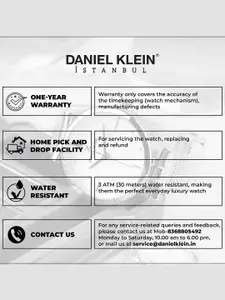 Daniel Klein Women DKLN Embellished Dial Analogue Watch DK 1 12713-2