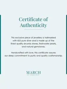 March by FableStreet 925 Sterling Silver Rhodium-Plated Oxidized Toe Rings