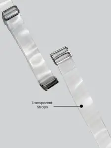 LYRA Printed Combed Cotton Wirefree Secret Support Bra with Detachable Strap