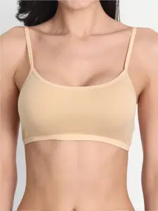 Aimly Pack of 3 Sports Bra Cotton Non-Padded Non-Wired Mid Coverage