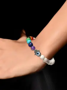 MEENAZ Men Silver-Plated Bracelet