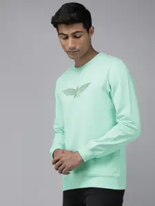 Park Avenue Brand Logo Printed Long Sleeves Sweatshirt