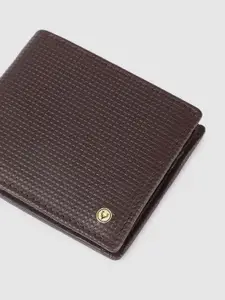 Allen Solly Men Textured Two Fold Wallet
