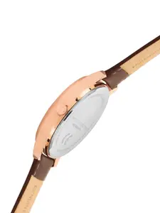 French Connection Men Printed Dial & Leather Straps Analogue Watch FCN00057G