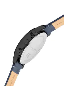 French Connection Men Leather Straps Multi Function Analogue Watch FCN00055C