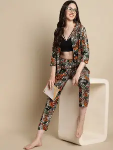 Boston Club Floral Printed Night suit